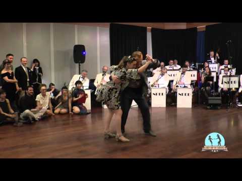 HAPPY FEET SWING 2016 - Tony Jackson & Irene Ragusini - impro on NP Big Band