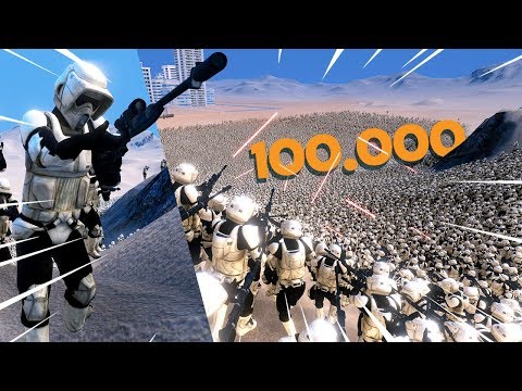 I Spawned 100,000 Stormtroopers and this happened (uebs Star Wars)