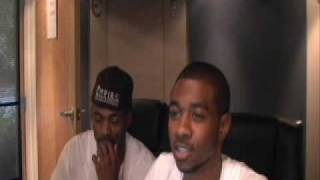 Sammie, Boogie and EZ in the studio listening to songs (2008 footage)