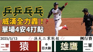 [情報] 2025/05/13 二軍先發