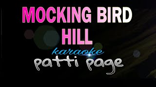 MOCKING BIRD HILL patti page karaoke