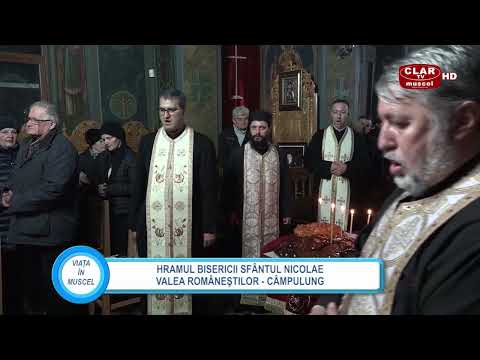 viata in muscel 05.12.2022 - hramul Bisericii Sfantul Nicolae Valea Romanestilor