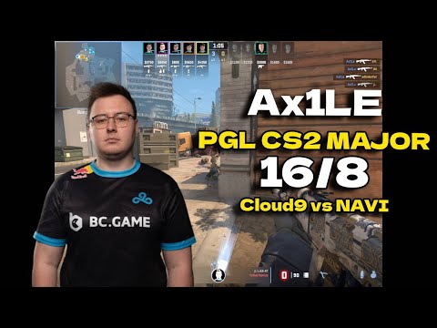CS2 POV Cloud9 Ax1Le (16/8) vs NAVI (Overpass) PGL CS2 Major Copenhagen 2024