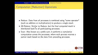 Module 7 MPI Collective Communication Part 1/2