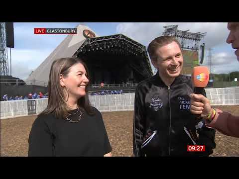 Glastonbury 2025  FRANZ  FERDINAND  Alex Kapranos & Audrey Tate interview