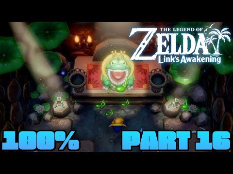 Zelda Link's Awakening 100% Walkthrough (Switch) Part 16 - Mamu, Koholint Sword & Bird Key