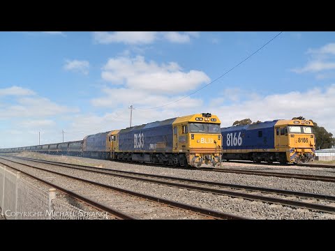 7735V Pacific National Grain Train With BL33 & G525 Departs Gheringhap (2/11/2023)- PoathTV Railways