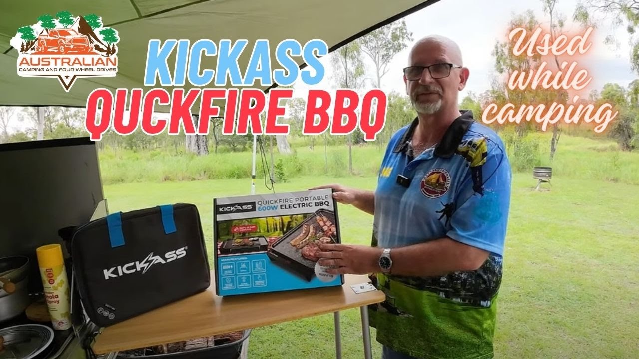 Watch customer video of KickAss Quickfire Portable 600W Electric BBQ