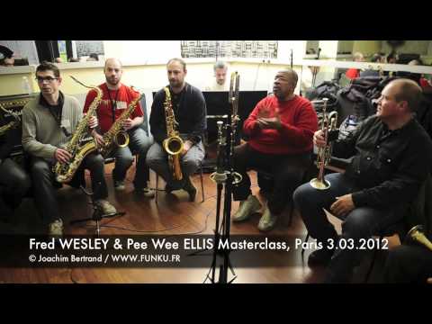 EXCLUSIVE TEASER : Fred Wesley & Pee Wee Ellis masterclass in Paris, France (march 2012)