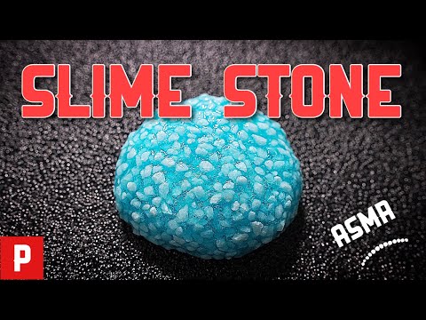 ザクザク スライム切る音 刺す音ASMR Slime&Stone  tapping sounds Video