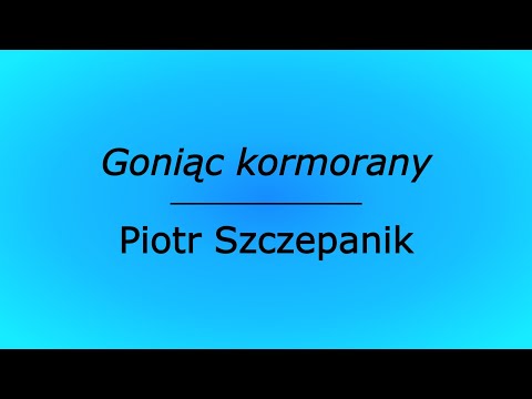 Goniąc kormorany - Piotr Szczepanik (karaoke cover z linią melodyczną)