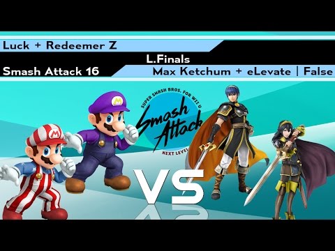 Smash Attack 16 - [L.Finals] Luck + Redeemer Z vs Max Ketchum + eLevate  False