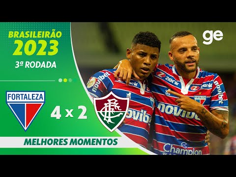 Gols e lances de Fortaleza x Fluminense