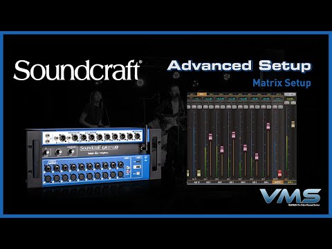 Matrix Setup | Soundcraft Ui24R Mixers