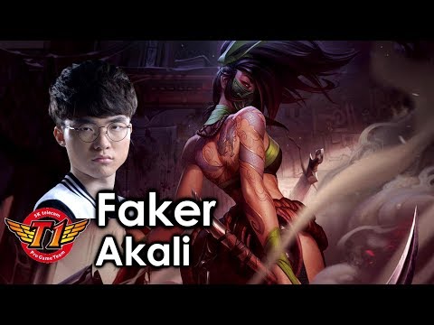 Faker picks Akali