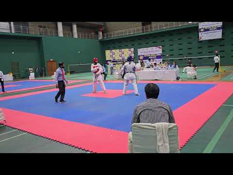 66th National School Games (semi final-2023 over 78 kg)#viral #youtube #fight #video #taekwondo