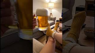 ▶️ Happy Hour Beer Mug Knitted Socks | Funny Beer Lover Gift | Link in bio (# 3377)