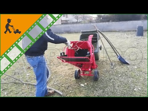 GeoTech PCS70L high-quality garden shredder - 7 HP Loncin petrol engine - Customer's video