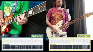 Alone Together - The Strokes (Guitar Cover, Tutorial with Tabs)