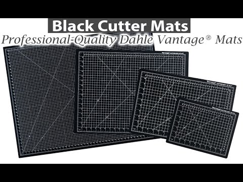 Dahle 24 x 36 Vantage Black Self-Healing Cutting Mat - 10673
