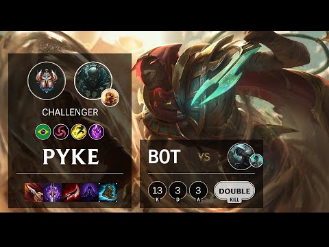 Pyke Bot vs Senna - BR Challenger Patch 10.18