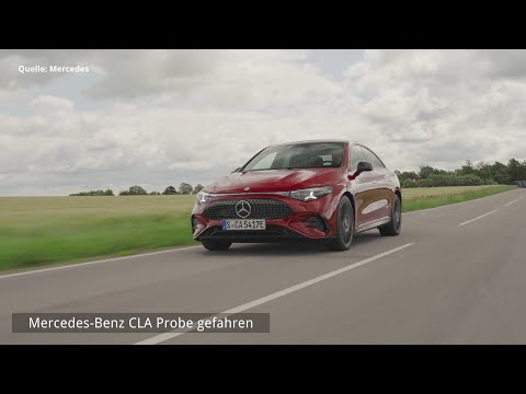 Mercedes-Benz CLA Probe gefahren