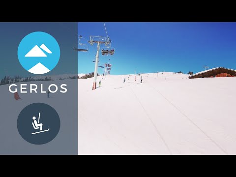 Gerlos, Austria | Ebenfeld X-Press chairlift | Piste View