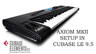 Video thumbnail for Axiom 61 MKII controller mapping in Cubase LE AI 9.5 - generic remote tutorial by David's Music Channel