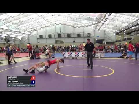 39-42 Quarter-Finals - Sam Tillett (Ohio Lightning) vs. cole skinner (G2 World Wrestling Academy)
