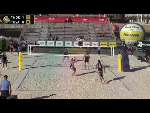 Semi Final 2018 FIVB/P1440 Las Vegas 4 Star Mol.A/Sørum (NOR) vs. Bourne/Crabb (USA)
