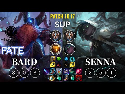 IG Fate Bard vs Senna Sup - KR Patch 10.17