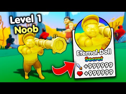 Starting Over as NOOB with OP ETERNAL SECRET in Squid Evolution! (Roblox)