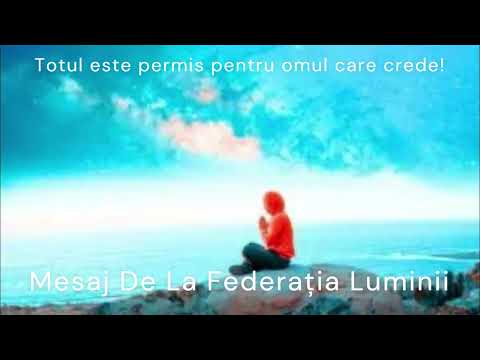 Totul este permis pentru omul care crede!