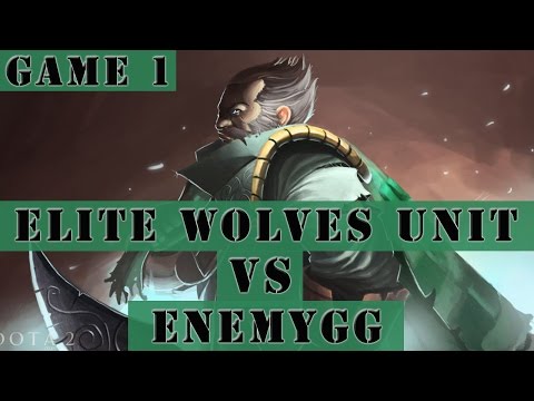 Dota 2 Gameplay - Elite Wolves Unit vs EnemyGG (The Shanghai Major Tournament Game 1)