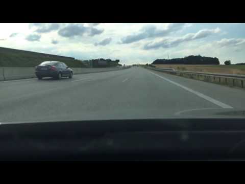 Autofahrt München nach Augsburg (A8)
