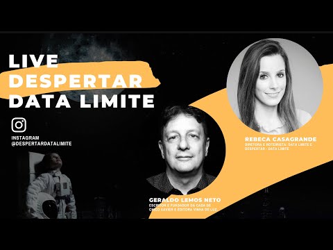 A diretora do Despertar Data Limite e Data Limite Segundo Chico Xavier conversa com Geraldo Lemos