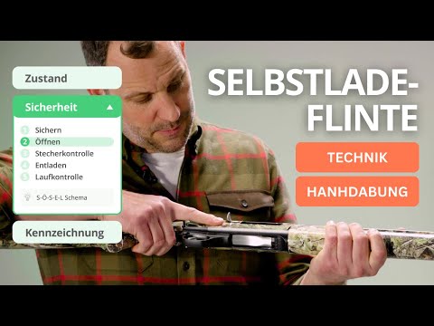 Handling a self-loading shotgun - Passing the hunting exam safely