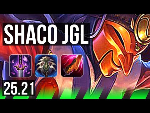 SHACO vs KHA'ZIX (JGL) | 18/2/12, Legendary | EUNE Challenger | 25.21