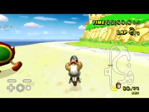 [Reupload MKWii TAS] GCN Peach Beach Flap - 22.032 (No-Glitch) [Obsoleted]