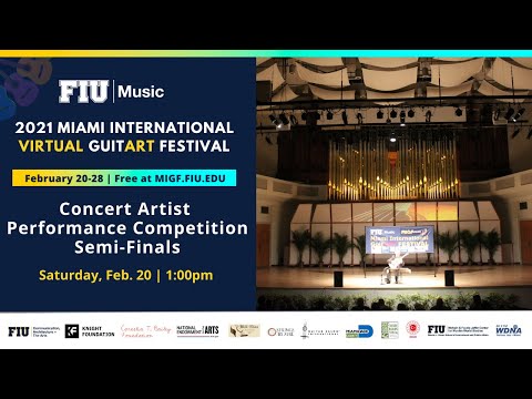 2021 MIGF Concert Artist Performance Competition Semi-Final Round