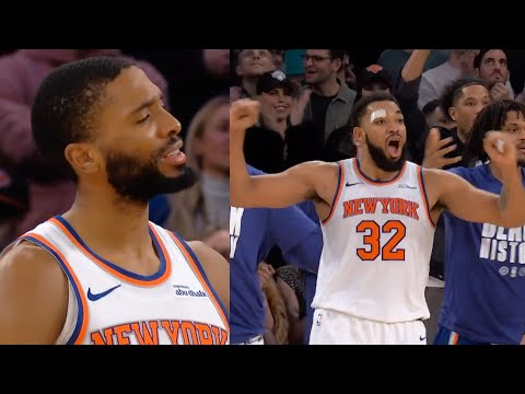 Knicks thought they won but Mikal Bridges gets called for foul and Braun forces 2OT