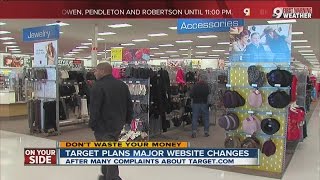 Hate Target's website Big changes coming