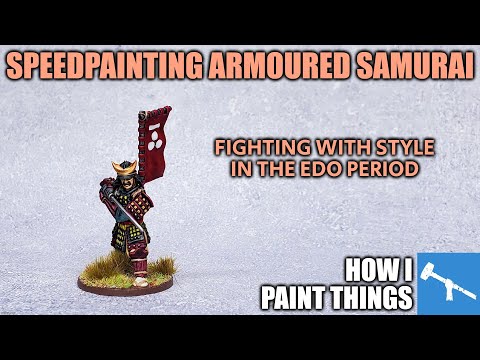 Painting Fireforge Samurai - Pre-Shade & Speedpaints [How I Paint Things]