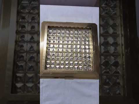 Golden plastic flat pyramids-x-flato, for vastu