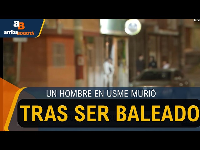 Sicariato en Usme: hombre fue baleado en Bellavista