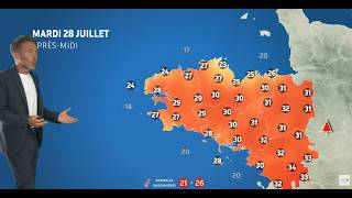 Illustration de l'actualité La météo de votre mardi 28 juillet 2026