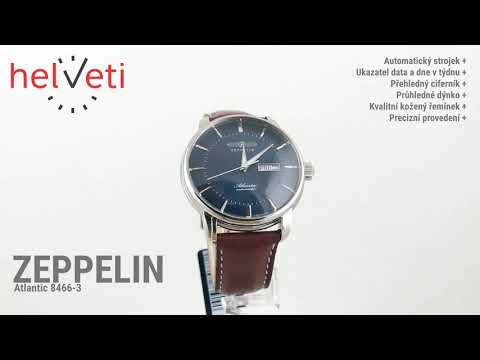 Laikrodis Zeppelin LZ129 Atlantic 8466-3 video