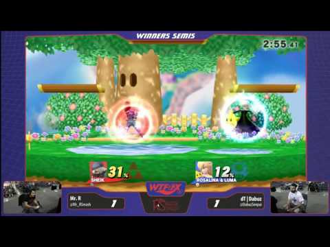 WTFOX 2: Smash 4 Singles - Mr.R (Sheik) vs dT | Dabuz (Rosalina) - Winners Semis