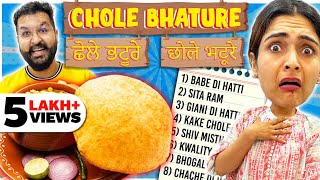 Eating CHOLE BHATURE For 24 hours Food Challenge  🔥