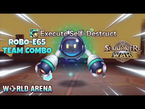 ROBO-E65 Team Combo in World Arena Ep. 3 - Summoners War